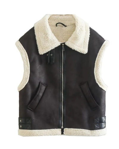 Evelyn™ | Cozy Teddy Gilet for Chic Warmth