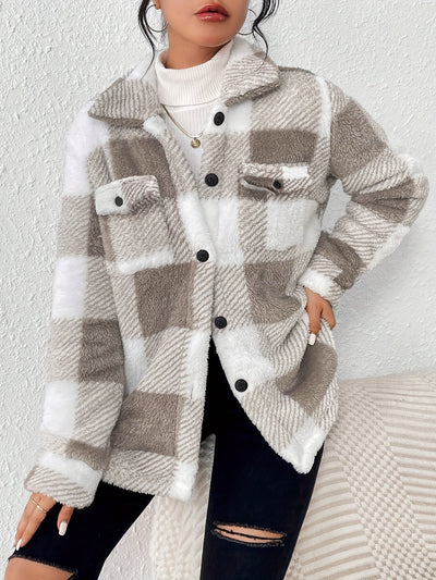Clara™ | Chic Checked Autumn Jacket for Cozy Elegance
