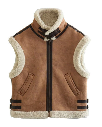 Evelyn™ | Cozy Teddy Gilet for Chic Warmth