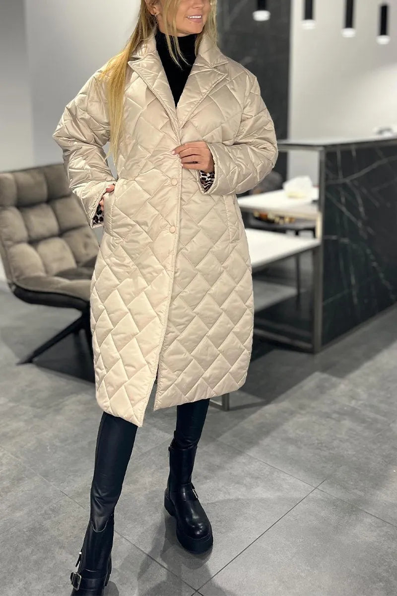 Evie luxe | Reversible Quilted Coat