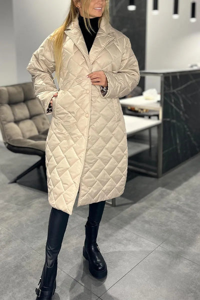 Evie luxe | Reversible Quilted Coat