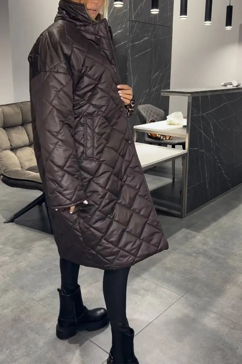 Evie luxe | Reversible Quilted Coat