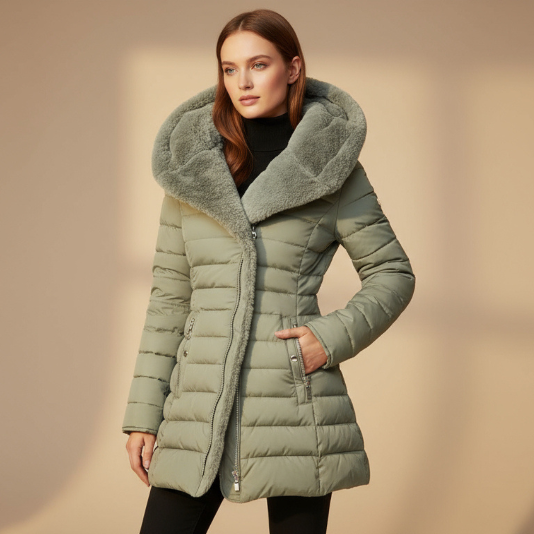 Lila™ | Luxurious Fur-Lined Winter Coat