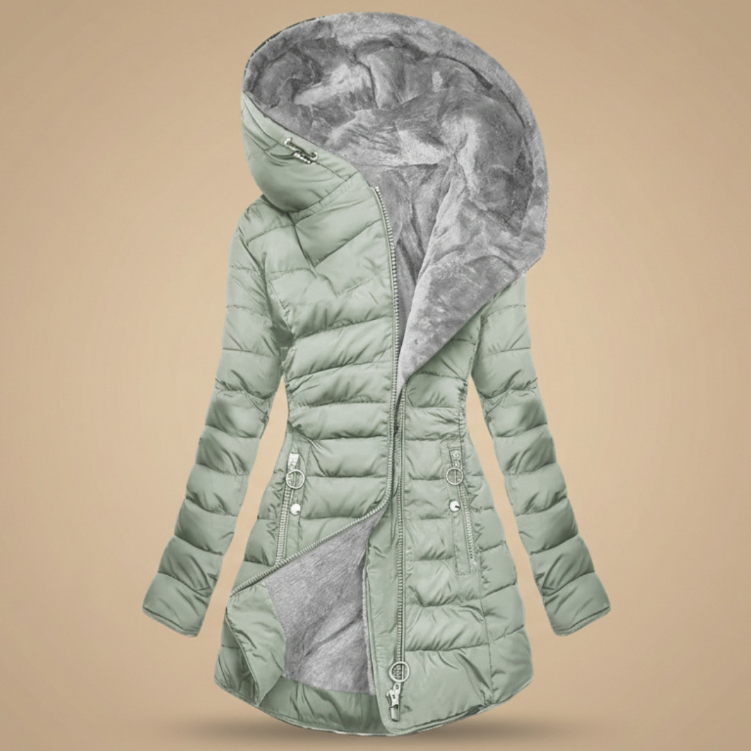 Lila™ | Luxurious Fur-Lined Winter Coat