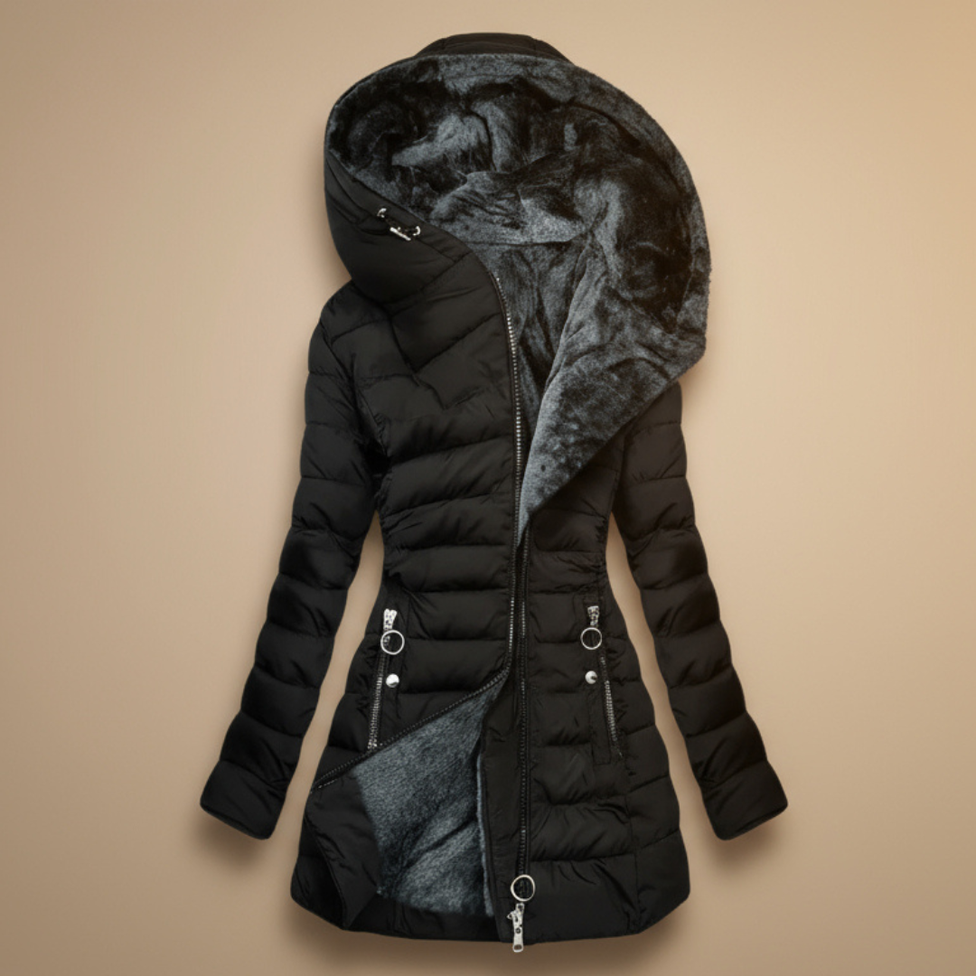 Lila™ | Luxurious Fur-Lined Winter Coat