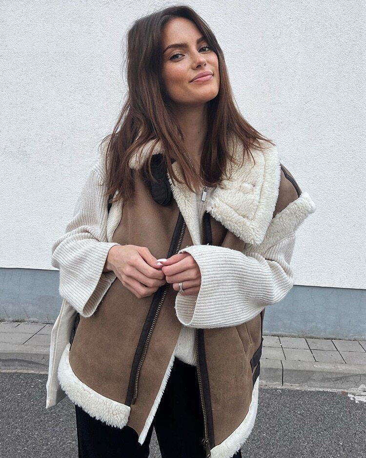 Evelyn™ | Cozy Teddy Gilet for Chic Warmth